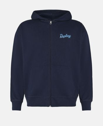 Hooded sweat jacket