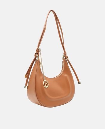 Leather shoulder bag