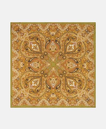 Silk square scarf