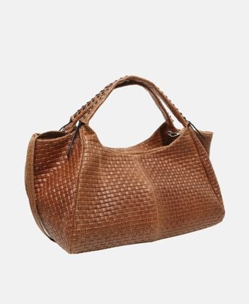 Leather shopper Pitigliano