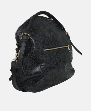 Leather shopper Cortona