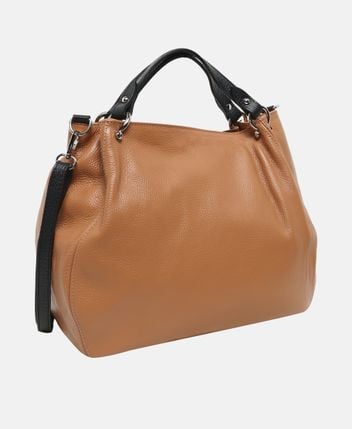 Leather shopper Sassari