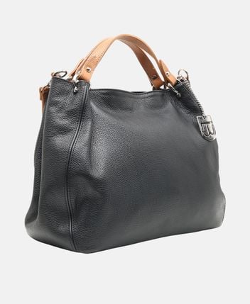 Leather shopper Sassari