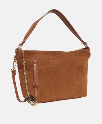 Leather shoulder bag Faenza