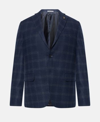 Wool-blend suit jacket