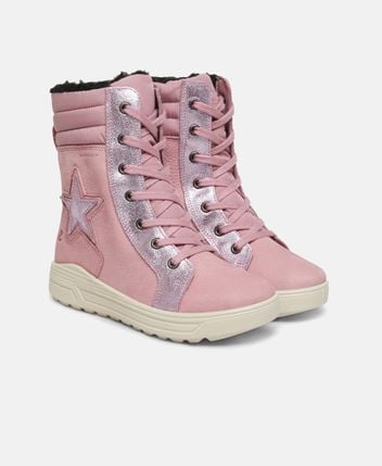 Lace-up ankle boot