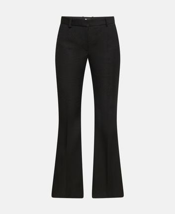 Wool-blend trousers