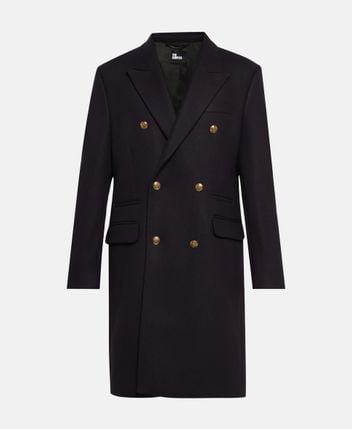 Wool-blend coat