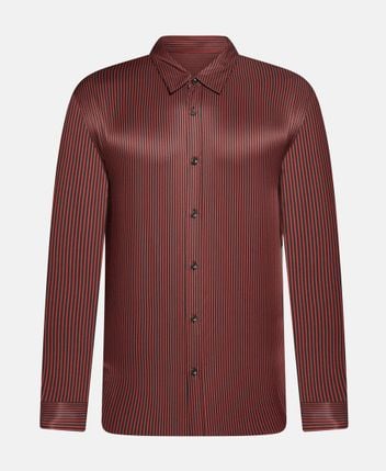 Silk-blend shirt
