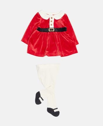 Dress and leggings set Santa