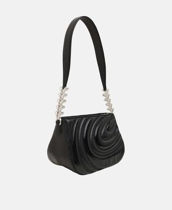 Leather shoulder bag Glamour