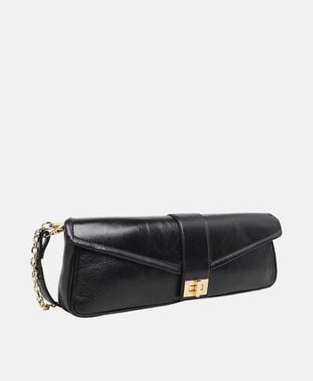 Leather shoulder bag