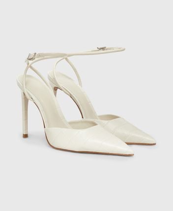 Ankle strap pump