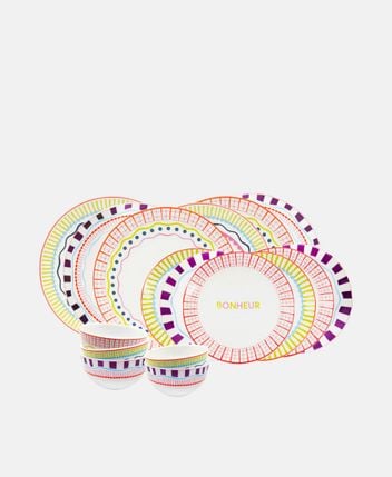 Dinnerware set, 18-piece Relax Sunset