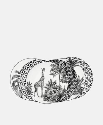 Dessert plates, set of 6 Savannah