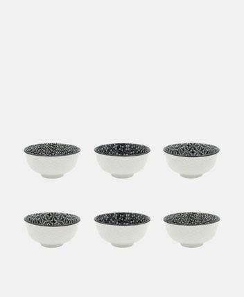 Bowls, set of 6 Villa Les Pins