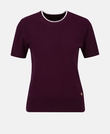Cashmere short-sleeved pullover Caren