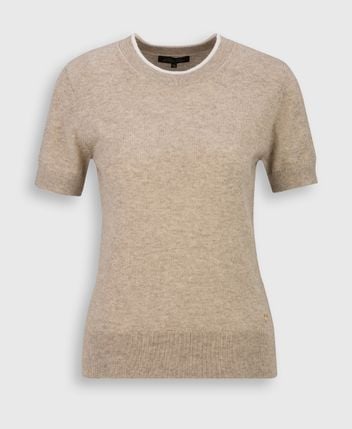 Cashmere short-sleeved pullover Caren