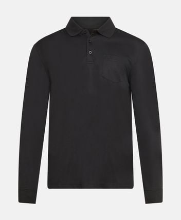Long-sleeved polo shirt