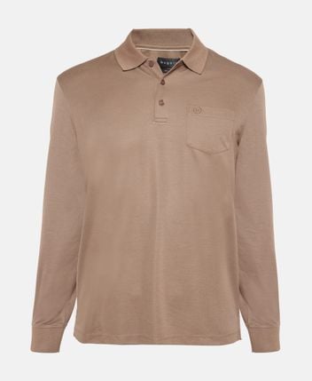 Long-sleeved polo shirt