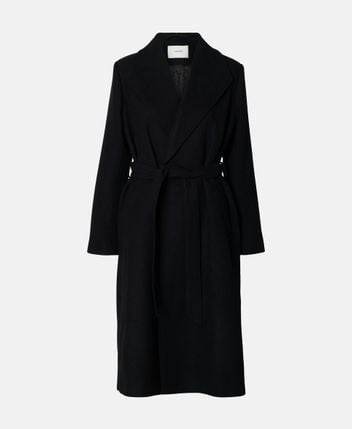Wool-blend coat