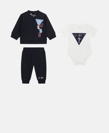 Body, sweat jacket and trousers set