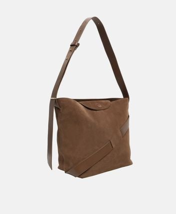 Leather bucketbag P Naima