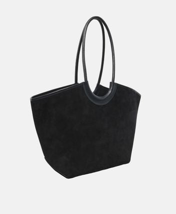 Leather tote bag Rosetta