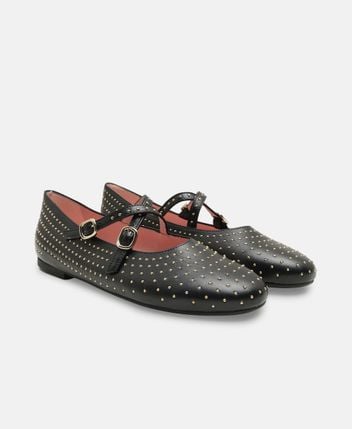 Ballerina flat with straps Nicole