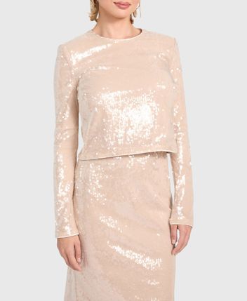 Sequinned top