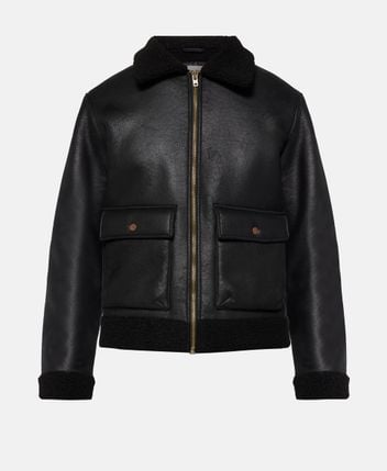Leather-look jacket