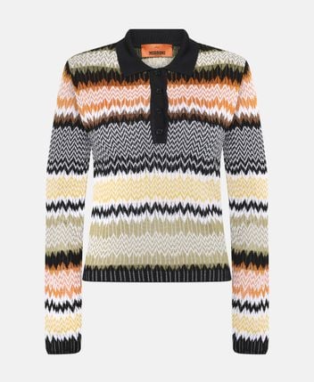Knitted polo shirt