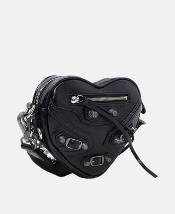 Leather cross body bag Le Cagole