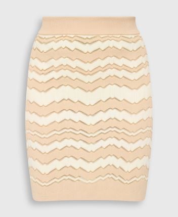 Wool-blend skirt