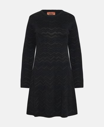 Wool-blend dress