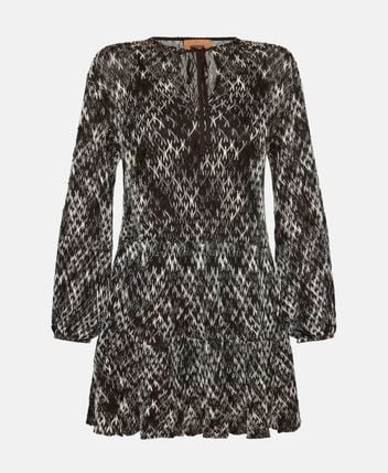 Wool-blend dress