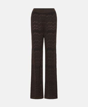 Wool-blend trousers