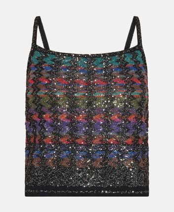 Sequinned top