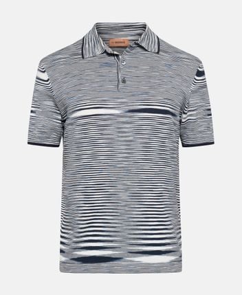 Knitted polo shirt