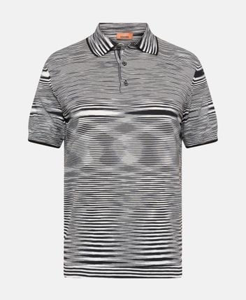 Knitted polo shirt