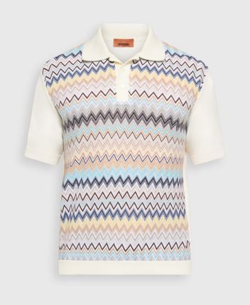 Knitted polo shirt