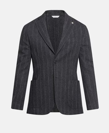 Wool-blend suit jacket