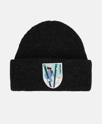 Wool-blend beanie