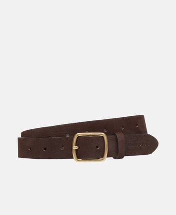 Leather belt
