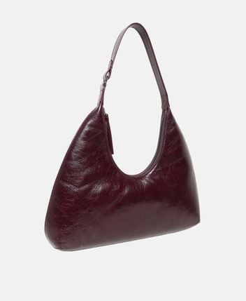 Leather shoulder bag Amber