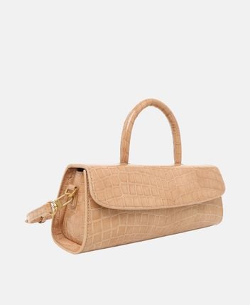 Leather handbag Mini Longa