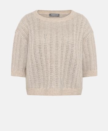 Wool-blend pullover