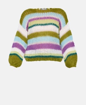 Wool-blend pullover