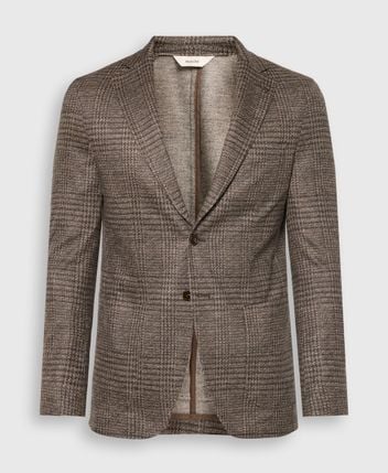 Wool-blend suit jacket
