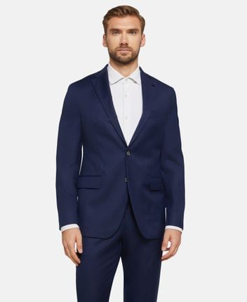 Wool-blend suit